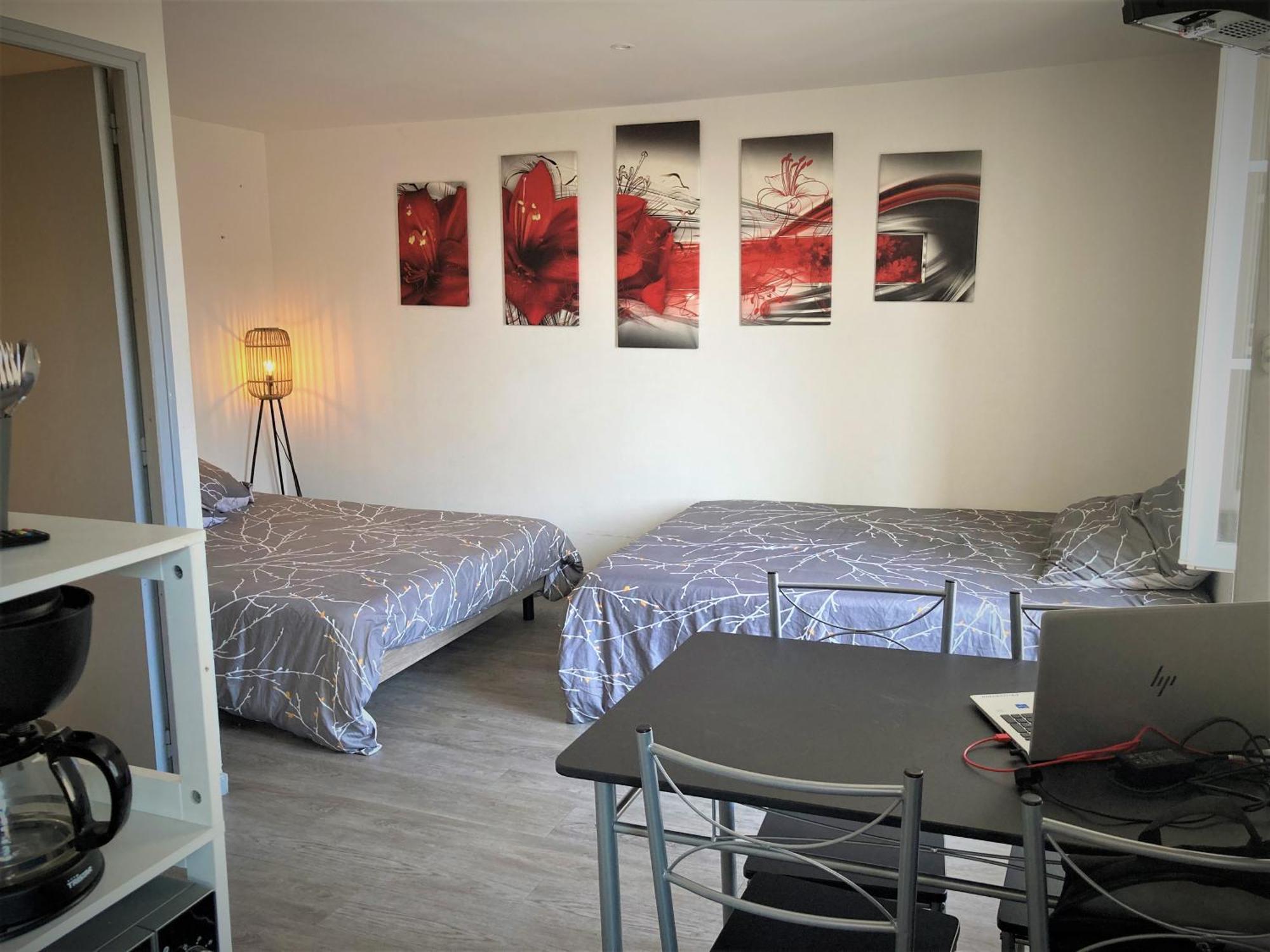 Studio Double 11 Avec Wifi Limoges Luaran gambar